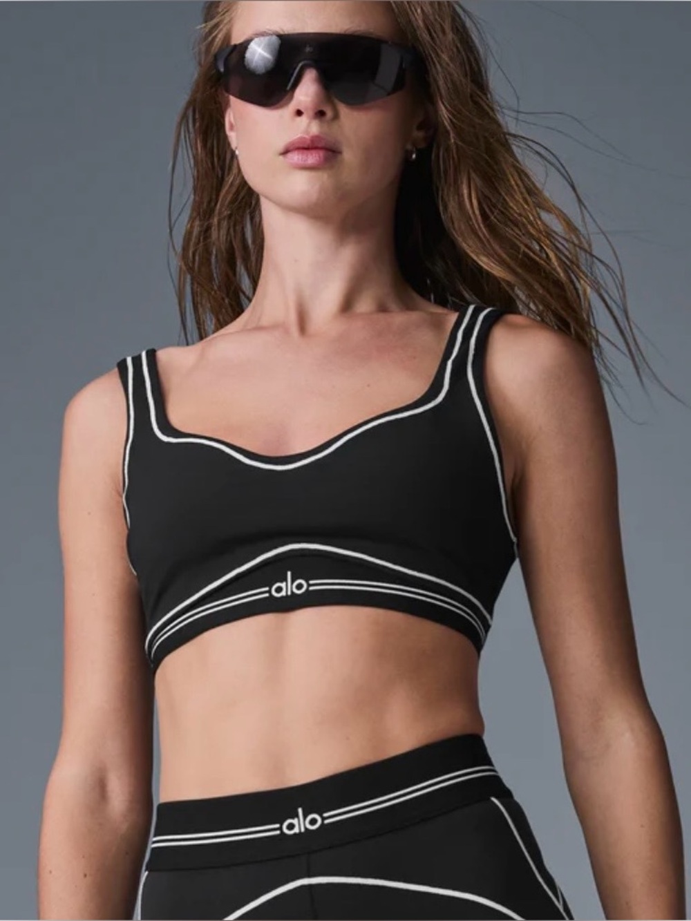 Airbrush alo bra never worn